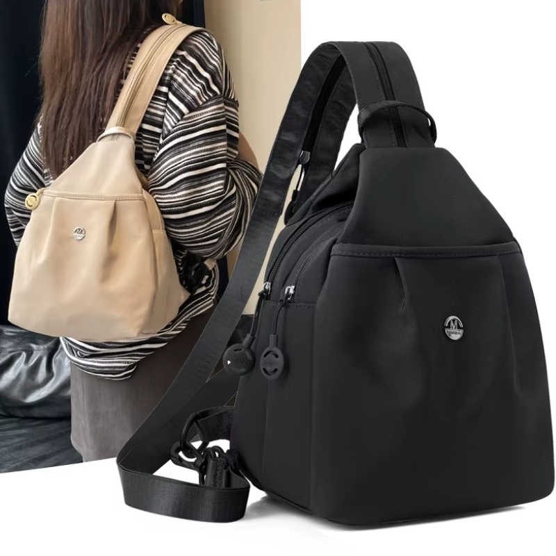 Multifunctionele Schoudertas Crossbody met Verstelbare Draagriemen Verborgen Vakken en Praktische Indeling | Sulvida