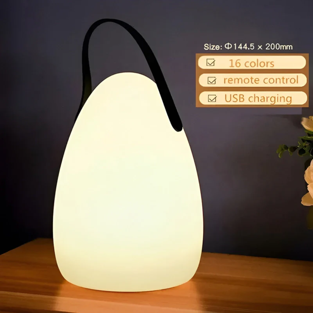 Draadloze Oplaadbare Waterdichte Tafellamp met Dimfunctie 3 Lichtstanden | Sulvida