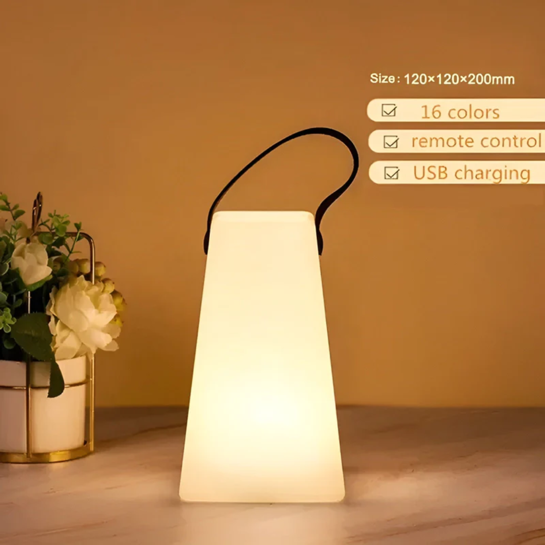 Draadloze Oplaadbare Waterdichte Tafellamp met Dimfunctie 3 Lichtstanden | Sulvida