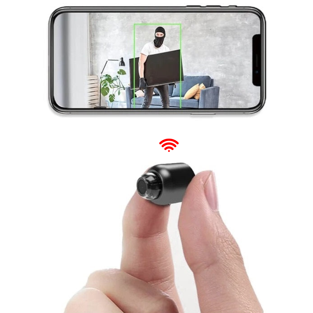 Draadloze Mini Bewakingscamera met Audio voor Thuisbeveiliging Discreet Toezicht Verborgen Spycam Opname WiFi Beveiligingssysteem Huis | Sulvida