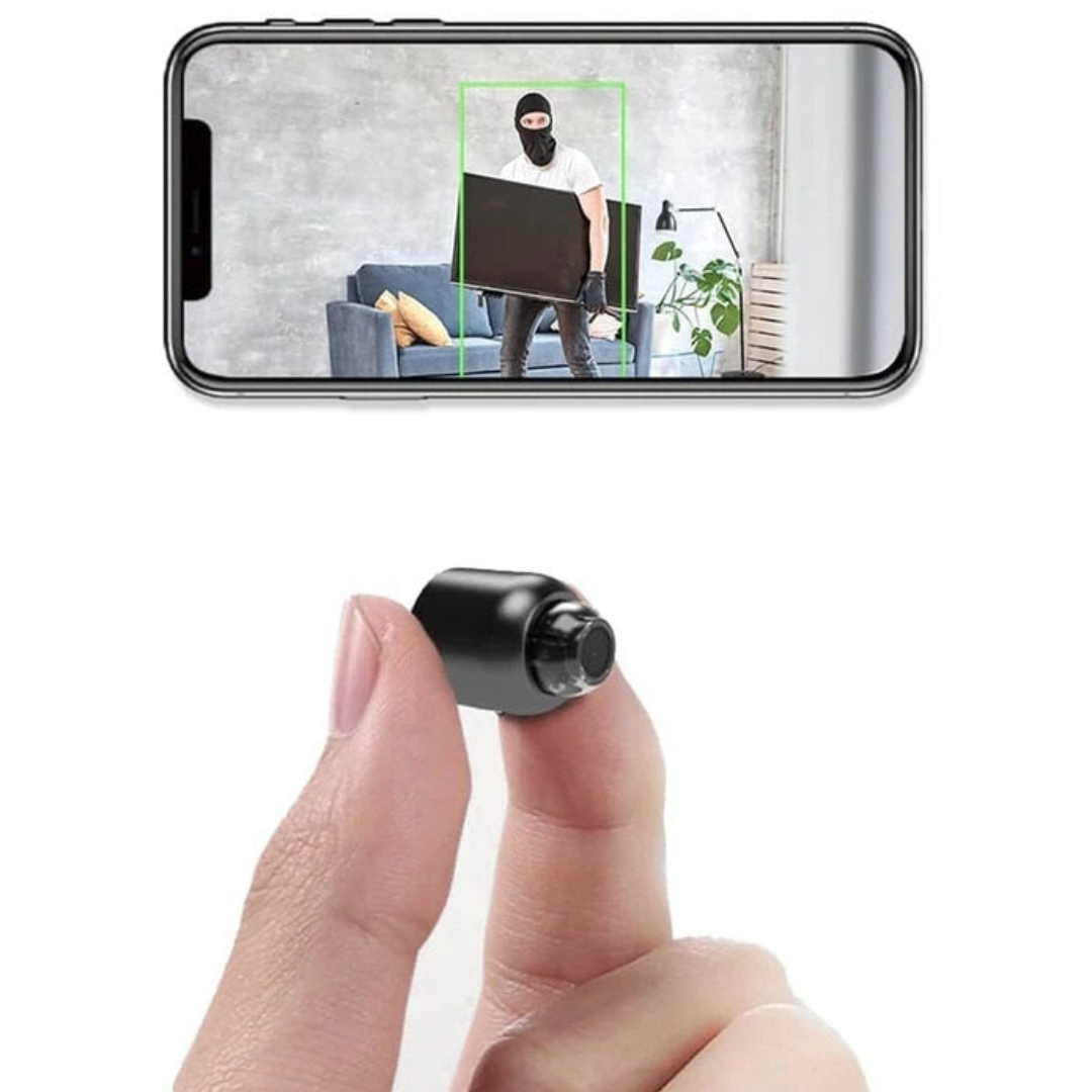 Compacte WiFi Beveiligingscamera met Nachtzicht en Bewegingsdetectie voor Draadloze Thuisbeveiliging 1080p HD | Sulvida