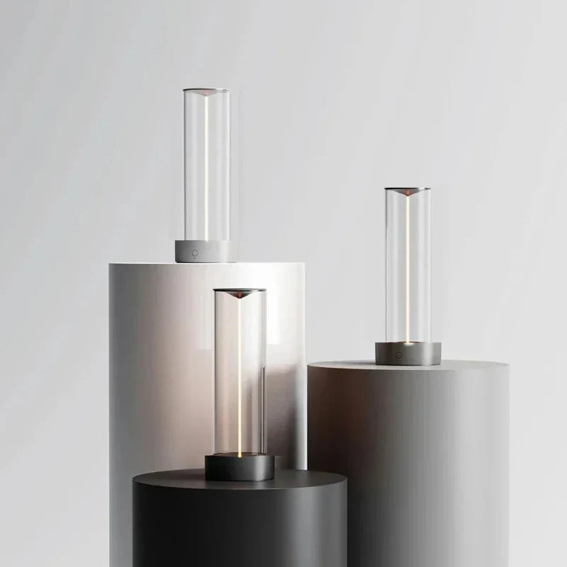 Aluminium Dimmbare Tafellamp met Touchbediening - Minimalistische Bureaulamp 3 Helderheden voor Kantoor | Sulvida