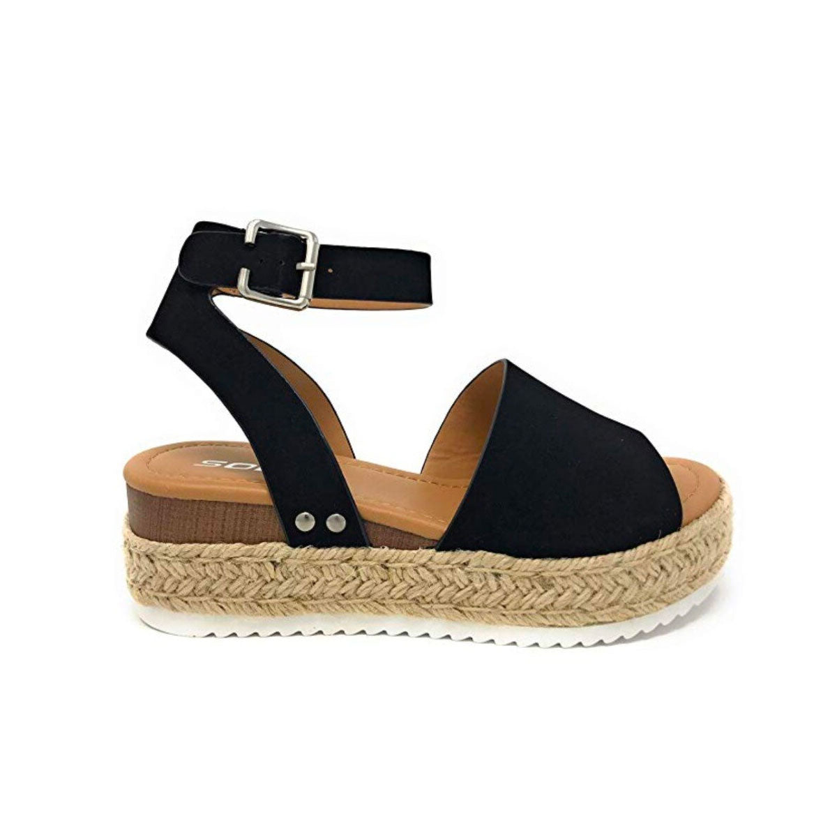 Dames Platformsandalen met Enkelbandje Sleehak 3-5cm Zomer Casual Strandschoen Verstelbaar Comfortabel | Sulvida