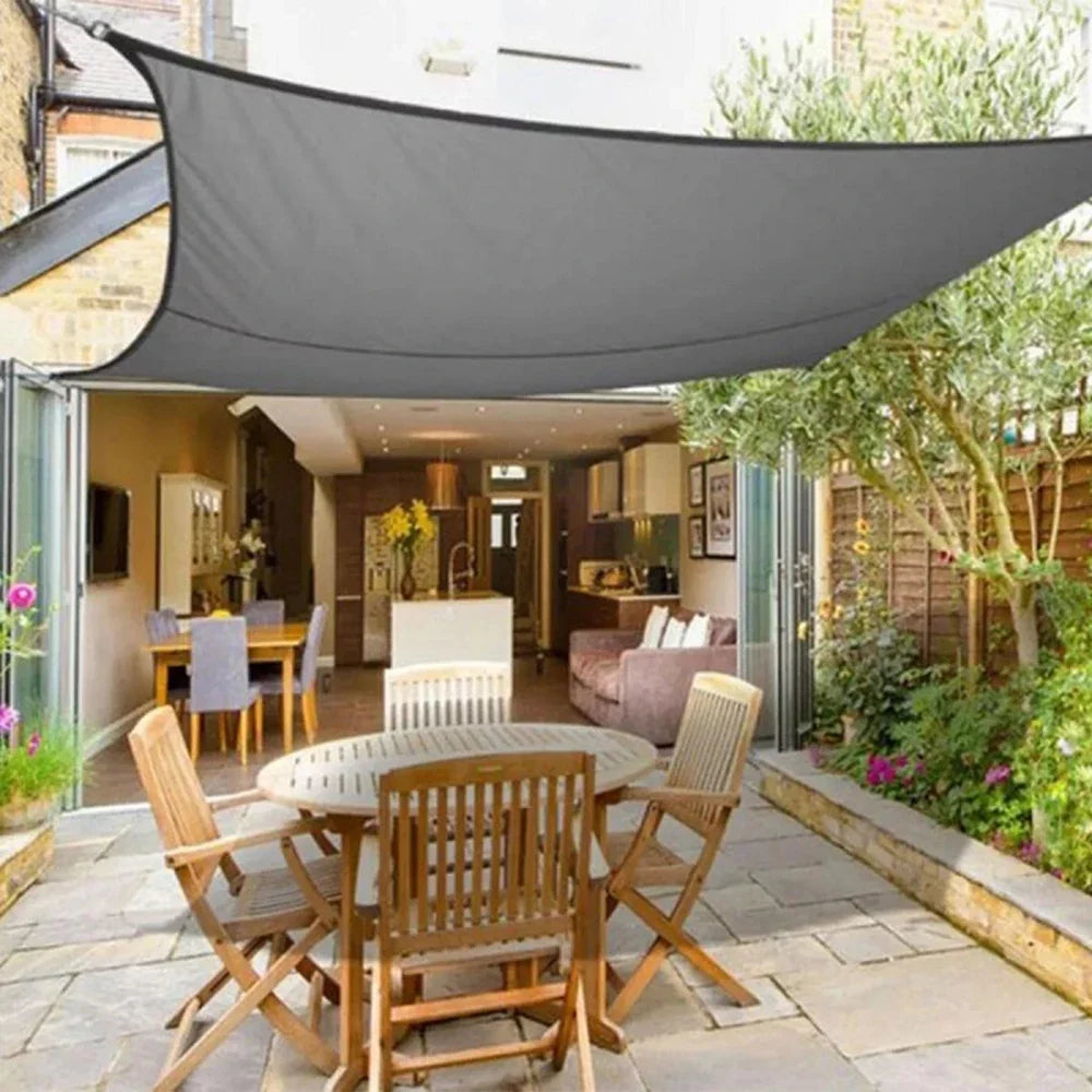Schaduwdoek voor Tuin en Terras – Waterdicht Zonwering Zonnedoek voor Balkon en Buitenruimte – Driehoek, Vierkant of Rechthoek Vorm – UV-Beschermend Schaduwnet voor Buiten | Sulvida