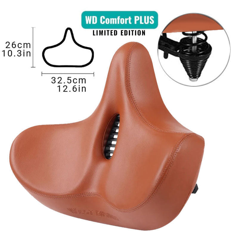 Ergonomisch Fietszadel Breed Ademend Gel Comfort Fiets Zitcomfort Zadel Zitkussen Fietsen Zithouding | Sulvida