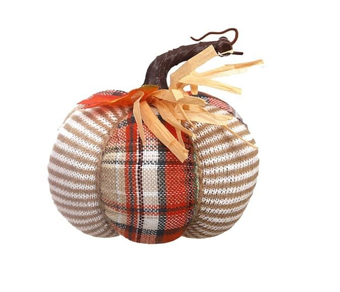 Decoratieve Mini Pompoenen Set Stof Herfstdecoratie Tafelversiering Halloween Thanksgiving Seizoensdecoratie | Sulvida