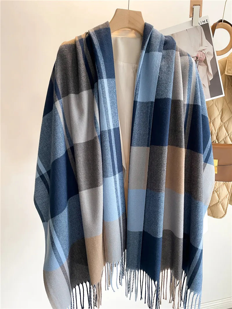 Geruite Sjaal 200×65cm Kasjmier Luxe Wintersjaal 10 Dessin Klassiek Tijdloze Winteraccessoire Warm Stijlvol | Sulvida
