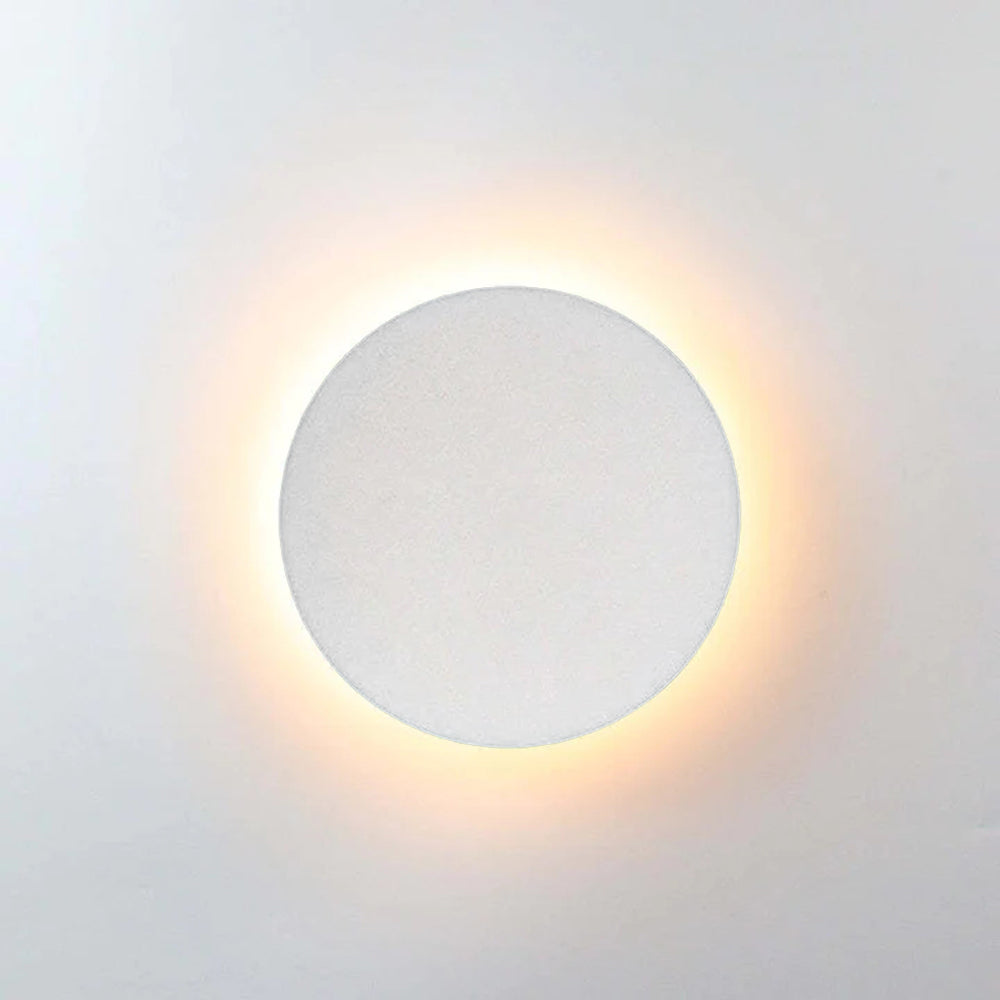 Minimalistische LED Wandlamp Metaal Buiten Binnen Wit Zwart Rond Vierkant Tuin Hal Verlichting Modern Design | Sulvida