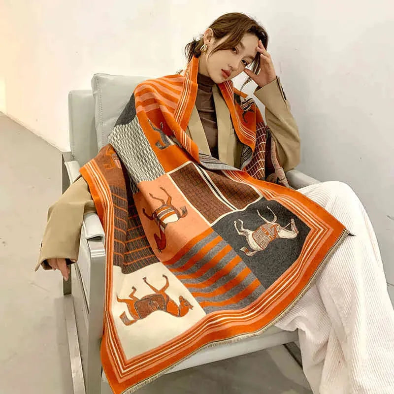 Kasjmieren Sjaal Luxe 200×65cm Winteraccessoire Warm Zacht Stijlvol Dames Heren Unisex Design Elegante Sjaal | Sulvida