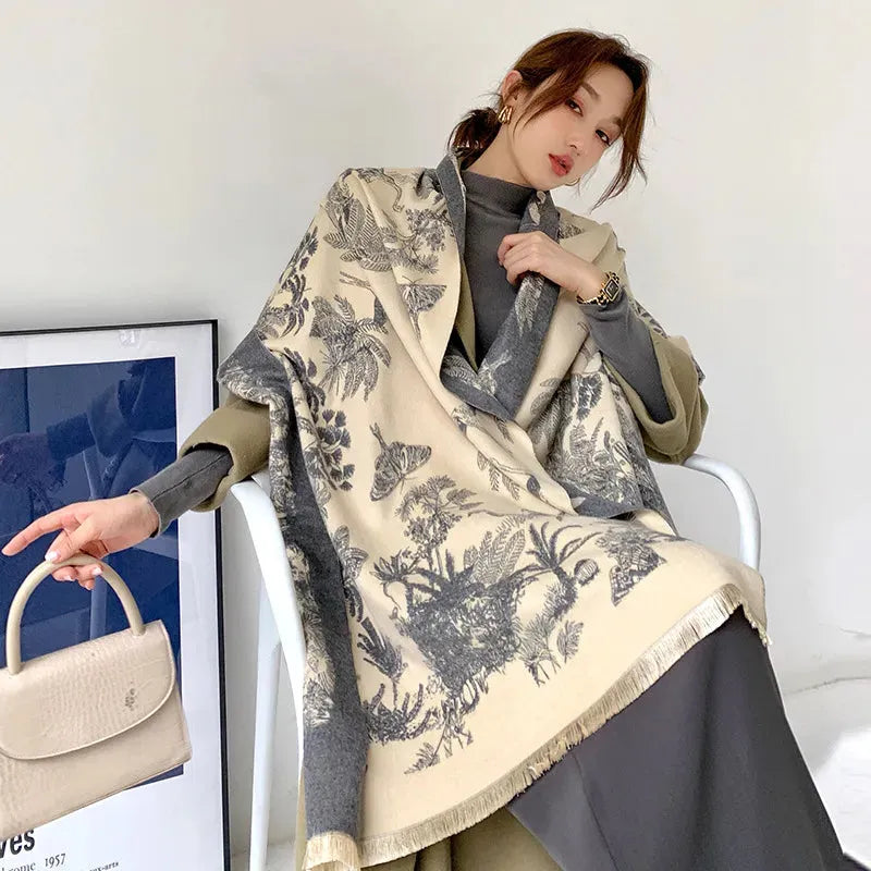 Kasjmieren Sjaal Luxe 200×65cm Winteraccessoire Warm Zacht Stijlvol Dames Heren Unisex Design Elegante Sjaal | Sulvida
