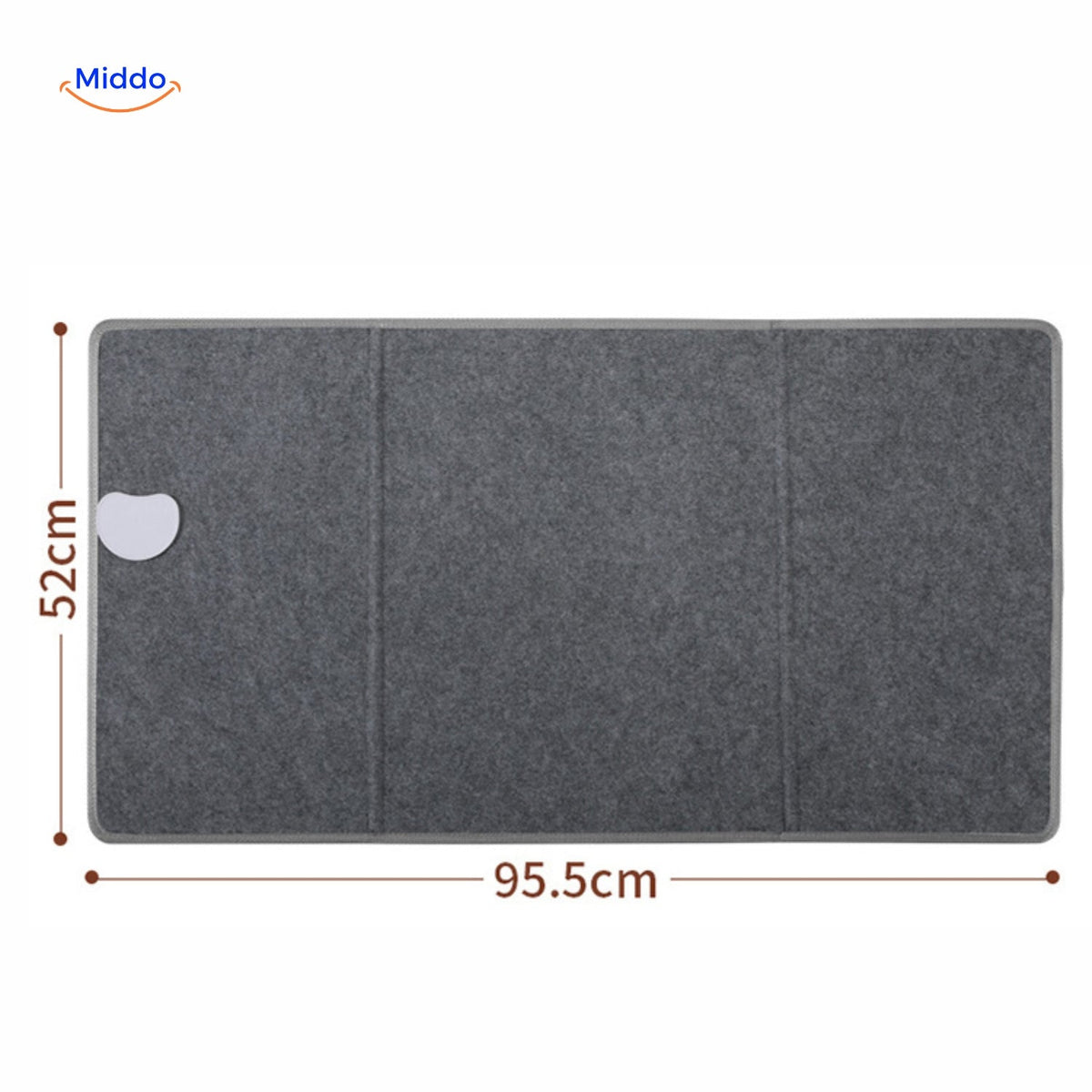 Elektrische Beenverwarmer 3D Warmtekussen 8 Standen Timer Veilig Thuis Kantoor Voetverwarming 95x52cm | Sulvida