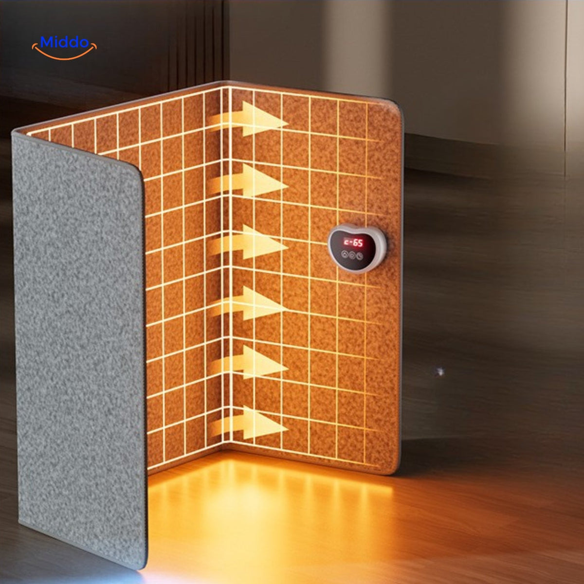 Elektrische Beenverwarmer 3D Warmtekussen 8 Standen Timer Veilig Thuis Kantoor Voetverwarming 95x52cm | Sulvida