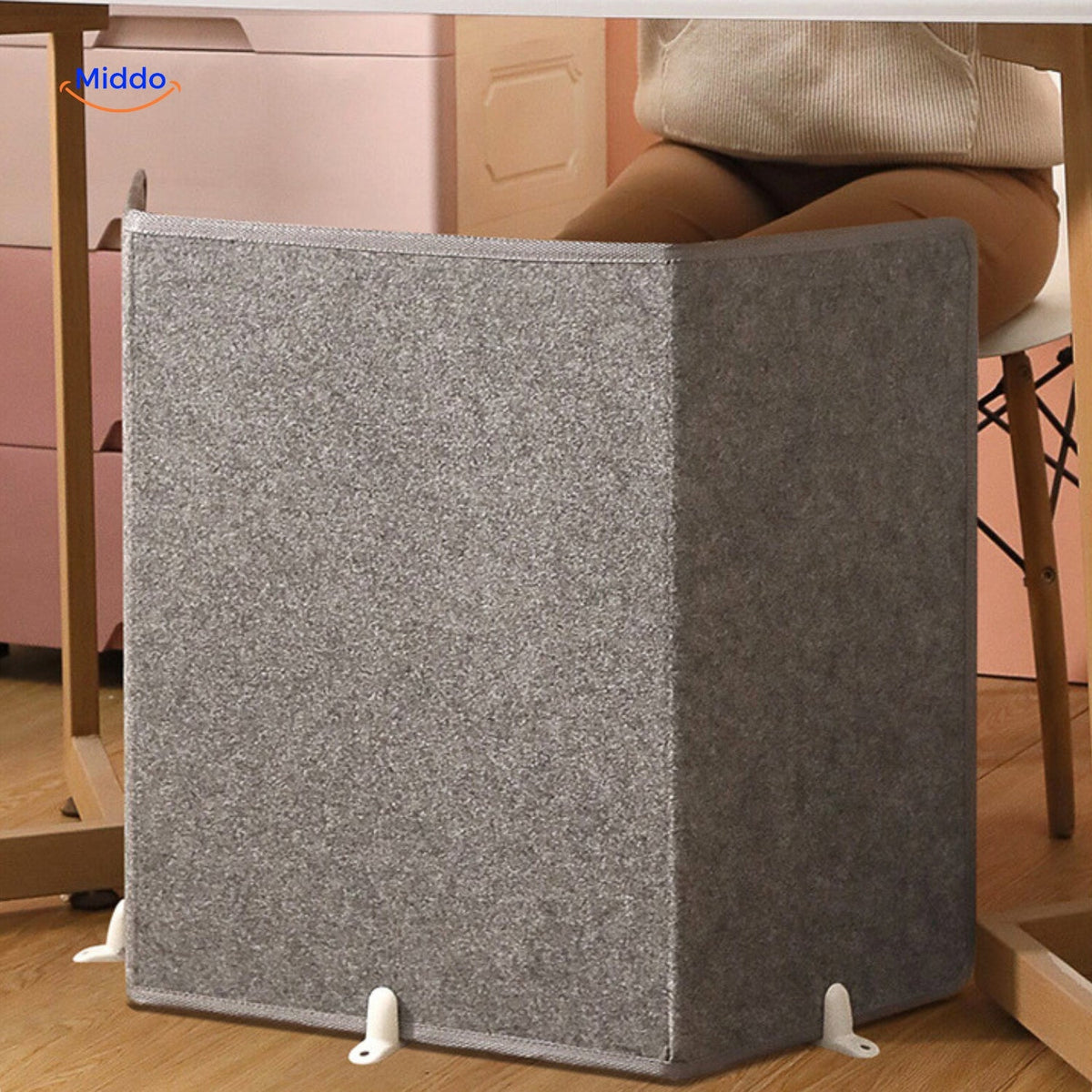 Elektrische Beenverwarmer 3D Warmtekussen 8 Standen Timer Veilig Thuis Kantoor Voetverwarming 95x52cm | Sulvida