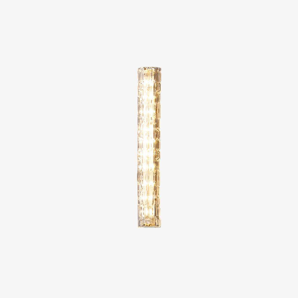 Wandlamp Gouden Messing met Glazen Kap 45-60cm Warm Wit LED Verlichting voor Woonkamer Slaapkamer Hal | Sulvida