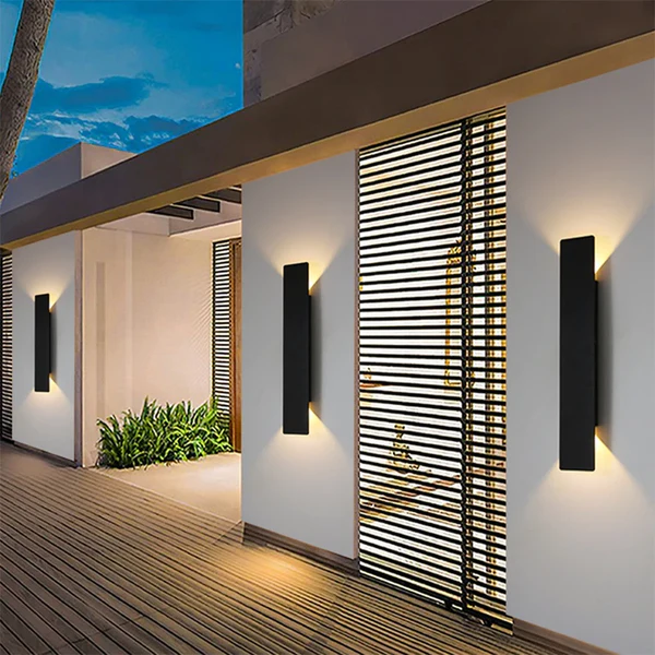 Waterdichte LED Wandlamp Aluminium Buitenverlichting Tuinlamp Up Down Lichteffect Buitenmuur Gevel Modern Design | Sulvida