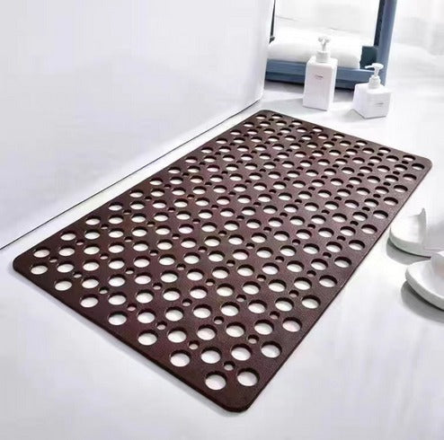 Antislip Douchematje met Zuignappen Grijs Blauw Wit Roze Groen Beige TPE Badkamermat Antibacterieel Veilig | Sulvida