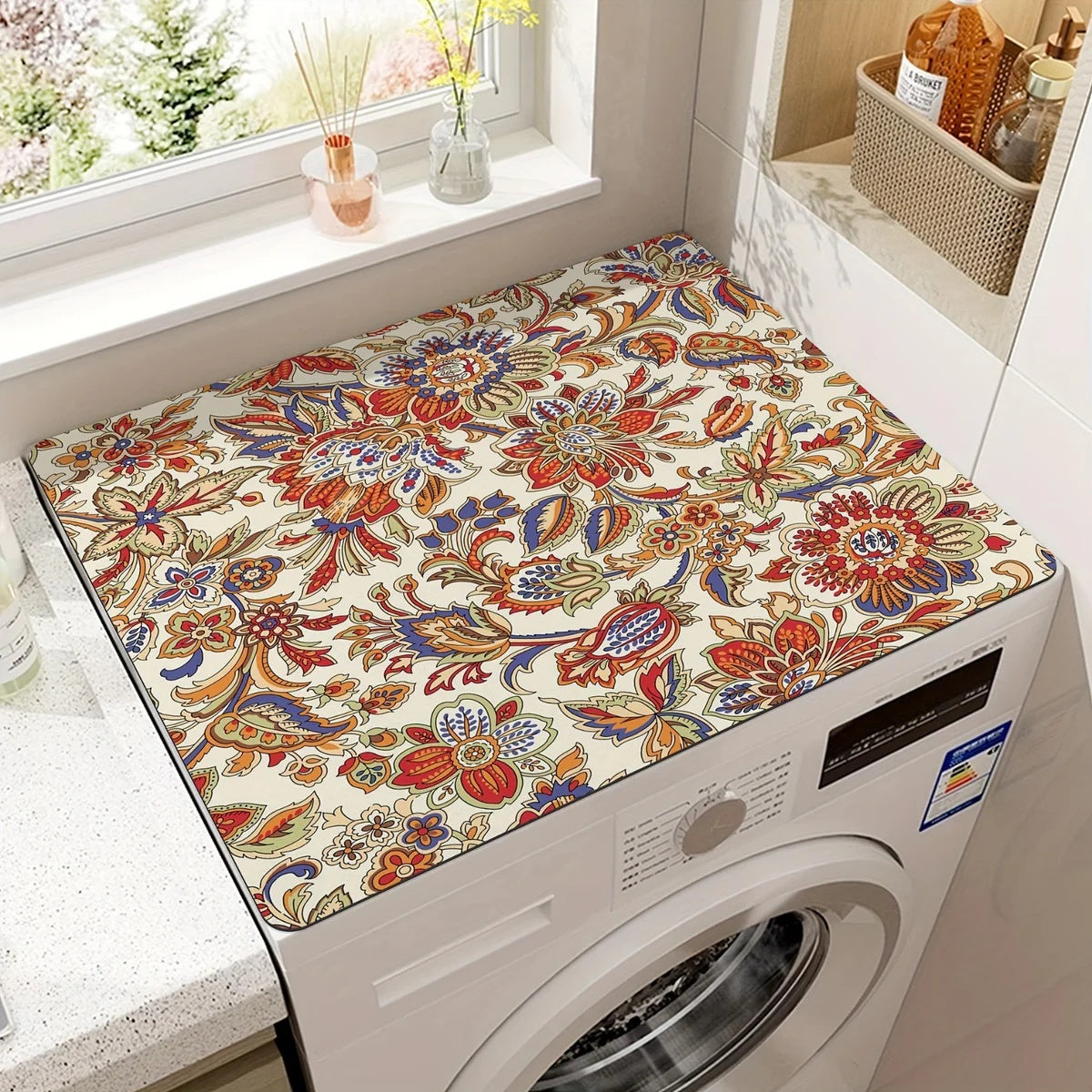 Antislip Apparaatmat Microvezel Bescherming Wasmachine Vaatwasser Droger Keuken Stijlvol Praktisch Duurzaam | Sulvida