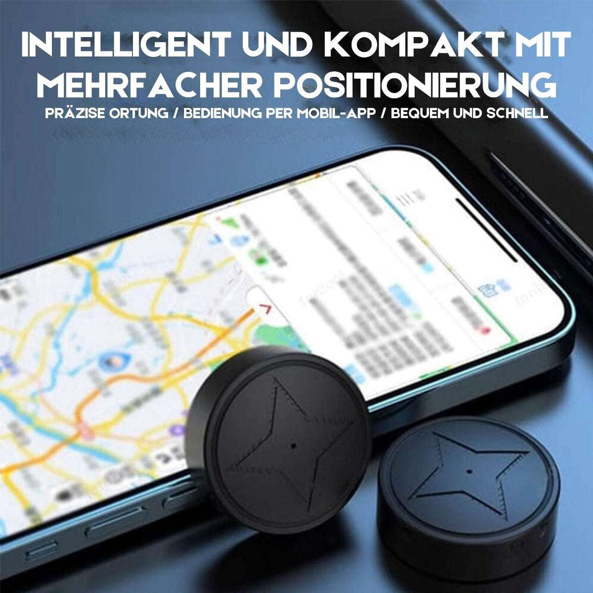 Compacte GPS Tracker met Magnetische Bevestiging voor Voertuigen en Waardevolle Spullen Realtime Locatie | Sulvida