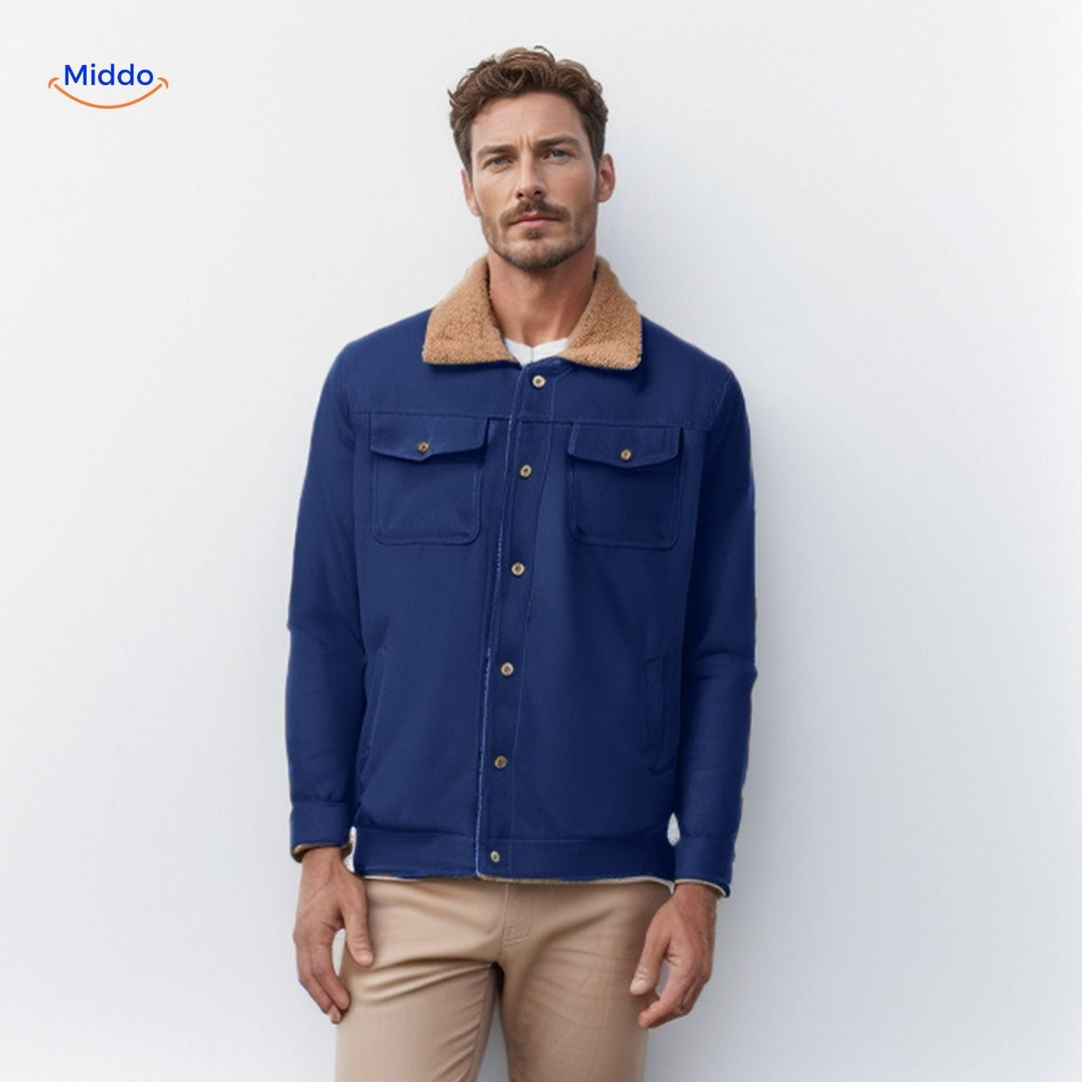Winterjas Heren Casual Warm Waterafstotend Zwart Bruin Groen Blauw Outdoor Herenjack Winterkleding Stijlvol | Sulvida