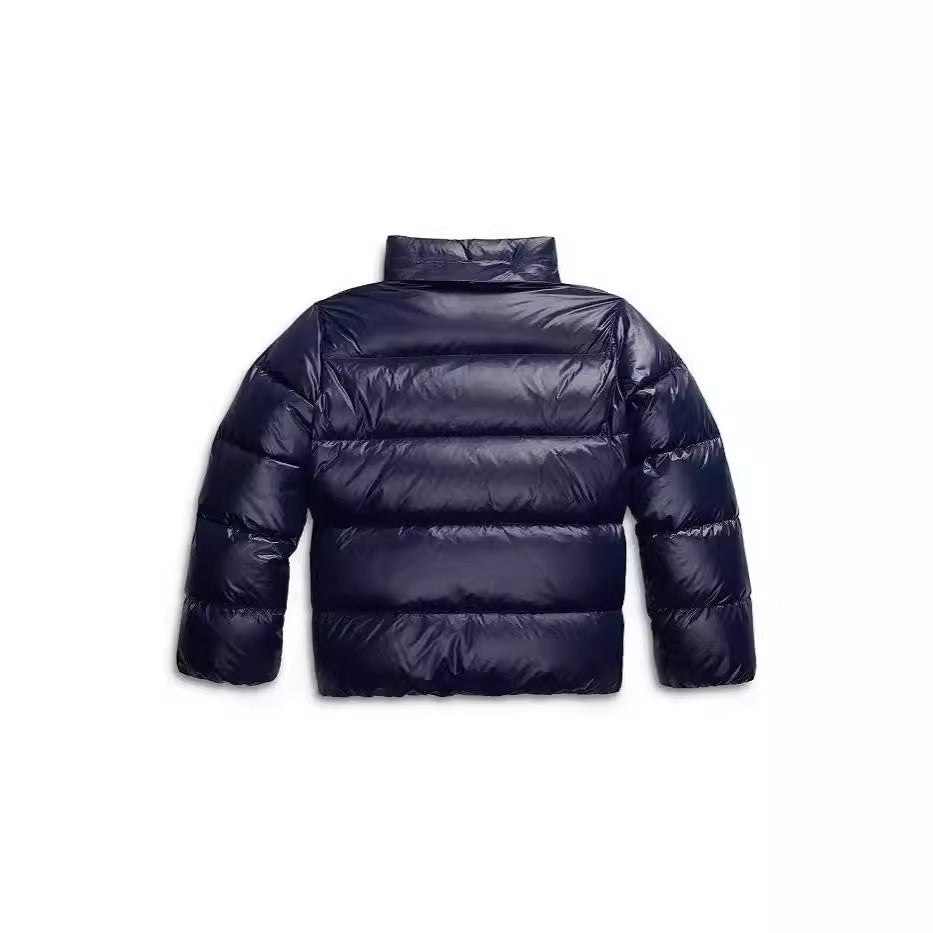 Veste d'hiver doublée pour femme avec capuche, bleu foncé, noire, vêtement d'extérieur chaud, veste d'hiver doublée pour femme, plein air | Sulvida