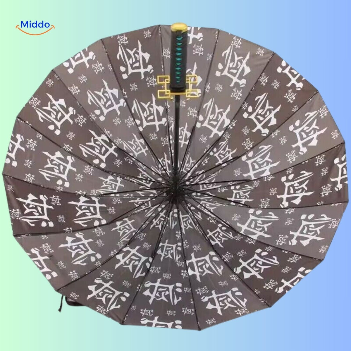 Animeparaplu met UV-bescherming Japanse Paraplu Lichtgewicht Parasol Zonbescherming Regenscherm Compact | Sulvida
