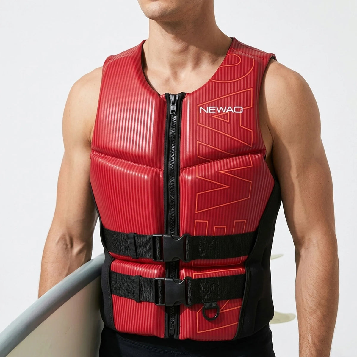 Reddingsvest met Rits voor Veilig Watersport Zwemmen en Snorkelen in Diverse Kleuren Maten Drijfvermogen | Sulvida