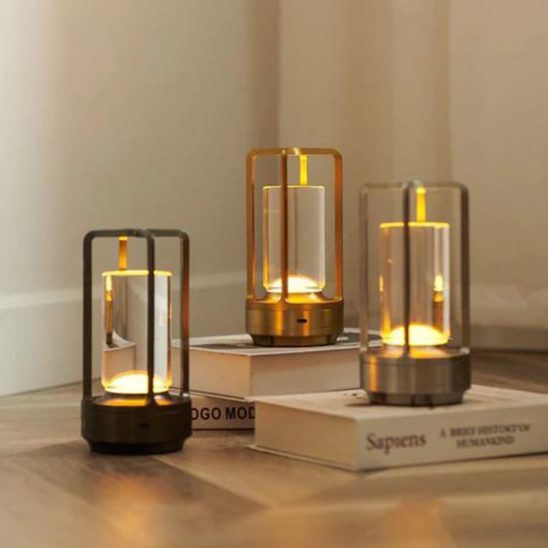Draadloze LED Tafellamp Oplaadbaar 3 Lichtkleuren Dimbaar Touch Bedlamp Bureaulamp Sfeerlicht Slaapkamer | Sulvida