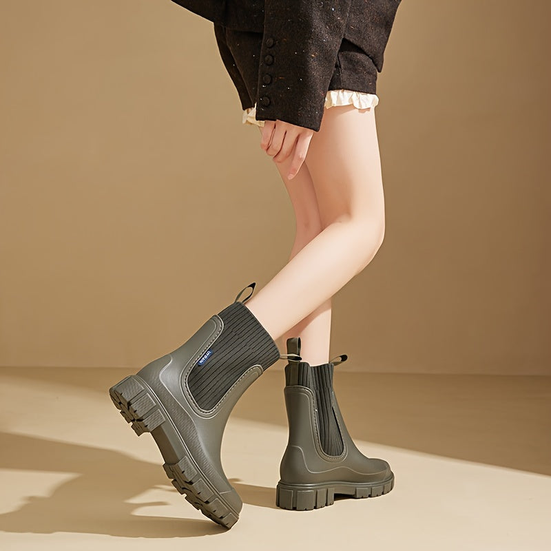 Lage Regenlaarzen Dames Waterdicht Antislip Rubber Tuinlaarzen Regenachtige Dagen Comfortabel Laarzen | Sulvida