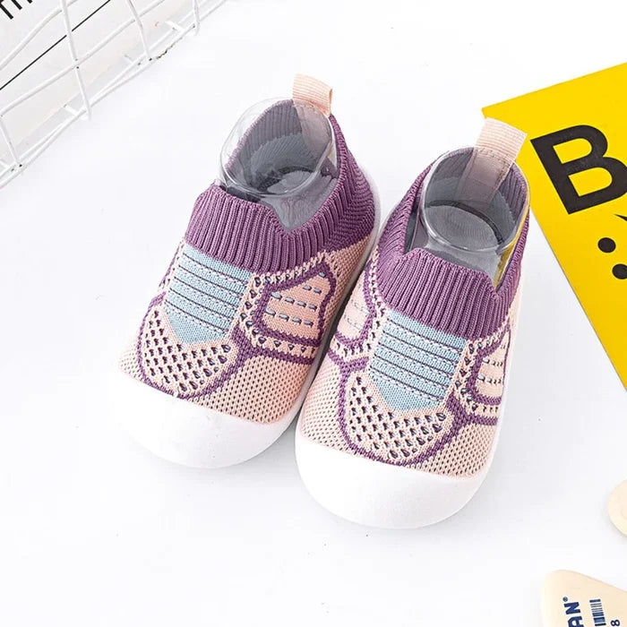 Antislip babyslofjes met zachte zool babyschoentjes sokjes loopsteun grip voor baby's peuters 6-36 maanden | Sulvida