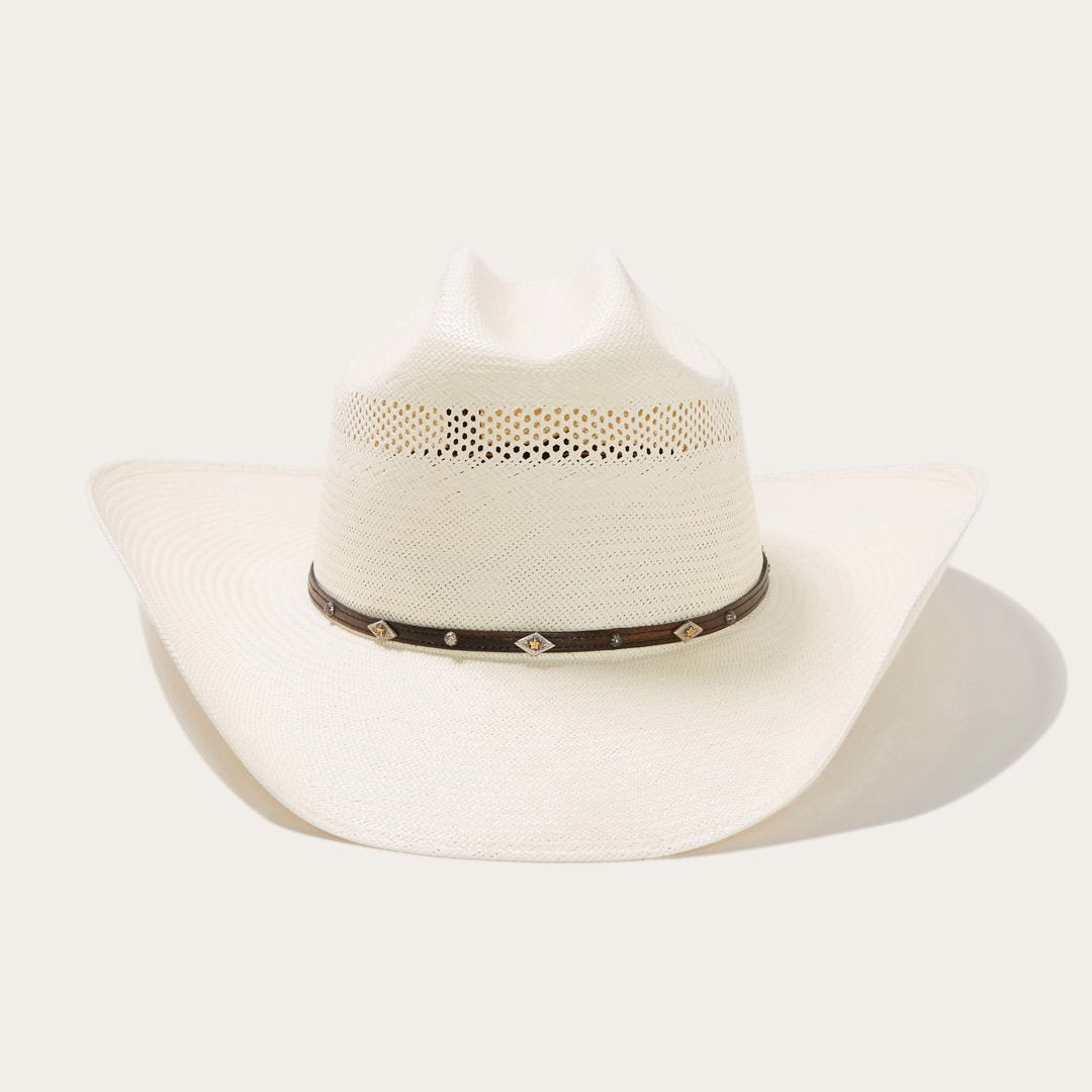 Strohoed Cowboy Ventilerend Cattleman Crown Naturel Instelbaar Klassieke Western Unisex Zomerhoed Outdoor | Sulvida