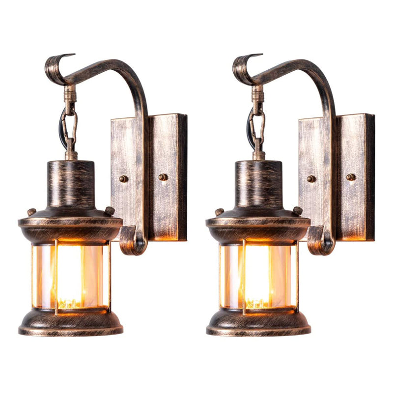 Industriële Wandlamp Metaal Zwart Brons Retro Sfeerlicht Woonkamer Slaapkamer E27 Fitting Vintage Design | Sulvida