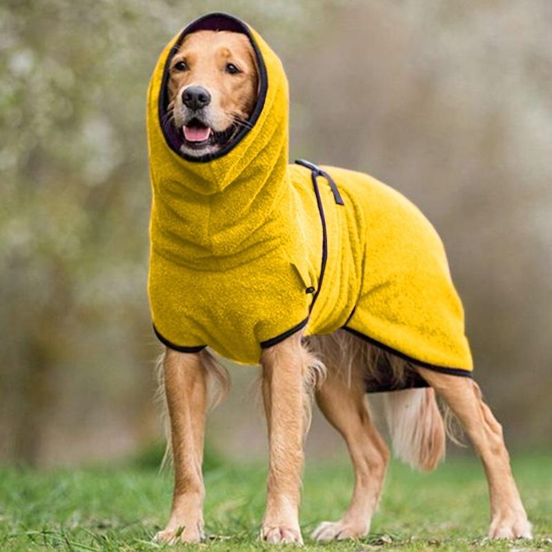 Verstelbare Badjas voor Huisdieren Microvezel Absorberend Hond Kat Droger Badjasje Comfortabel Zachte Handdoek | Sulvida
