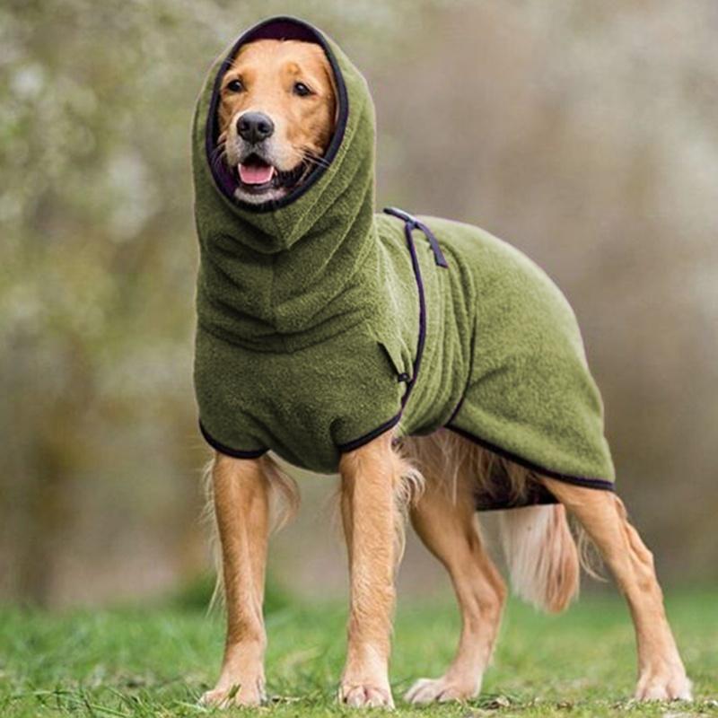 Verstelbare Badjas voor Huisdieren Microvezel Absorberend Hond Kat Droger Badjasje Comfortabel Zachte Handdoek | Sulvida