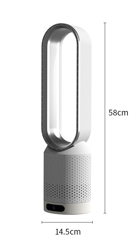 Torenventilator met Verwarming en UV-Luchtzuivering Ionisator 3-in-1 Klimaatbeheersing Bladloos Jaar | Sulvida