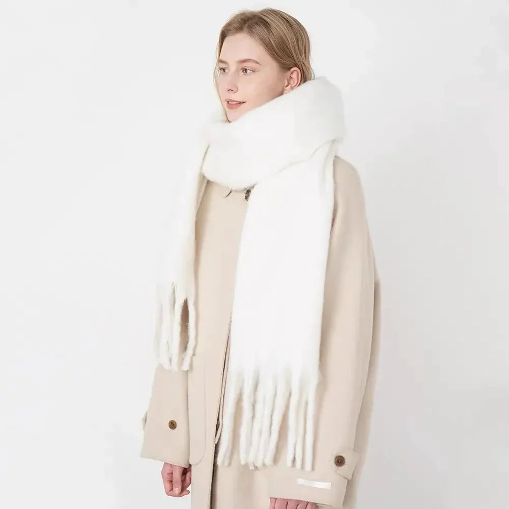 Luxe Kasjmier Sjaal Dames Heren Zachte Winteraccessoire Tijdloos Design Warm Extra Breed Mode Stijlvol | Sulvida