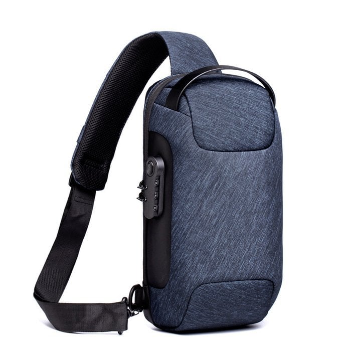 Sac bandoulière antivol avec fermetures éclair dissimulées, cadenas à combinaison et bandoulière réglable pour un usage quotidien et les voyages | Sulvida