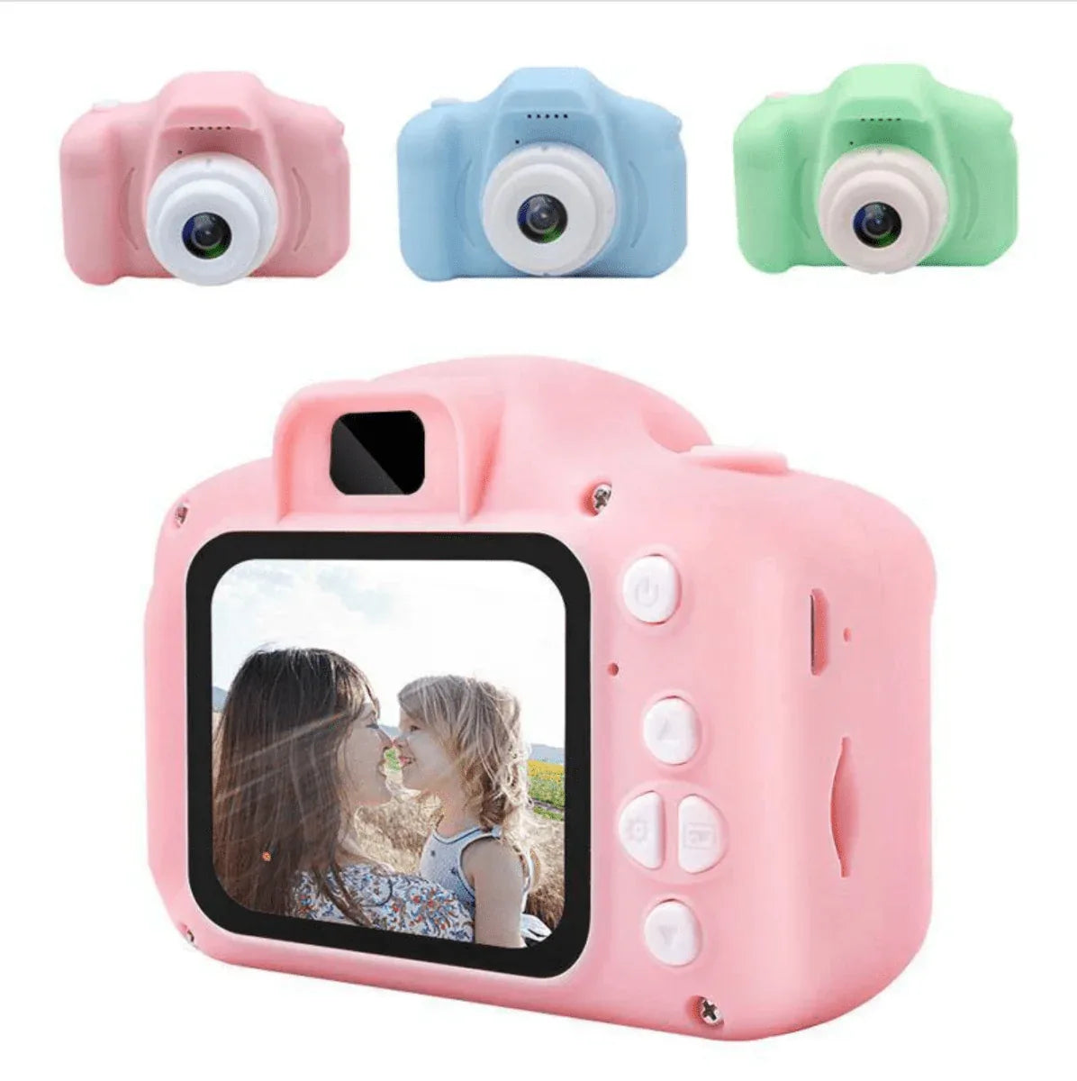 Kindercamera 12 MP Creatief Robuust Eenvoudig Bediening Veilig Digitaal Fototoestel Jongens Meisjes Cadeau | Sulvida