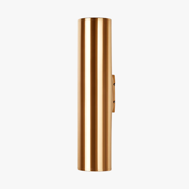 Gouden Cilindrische LED Wandlamp met Warm en Koel Licht – Modern Design voor Woonkamer en Slaapkamer | Sulvida