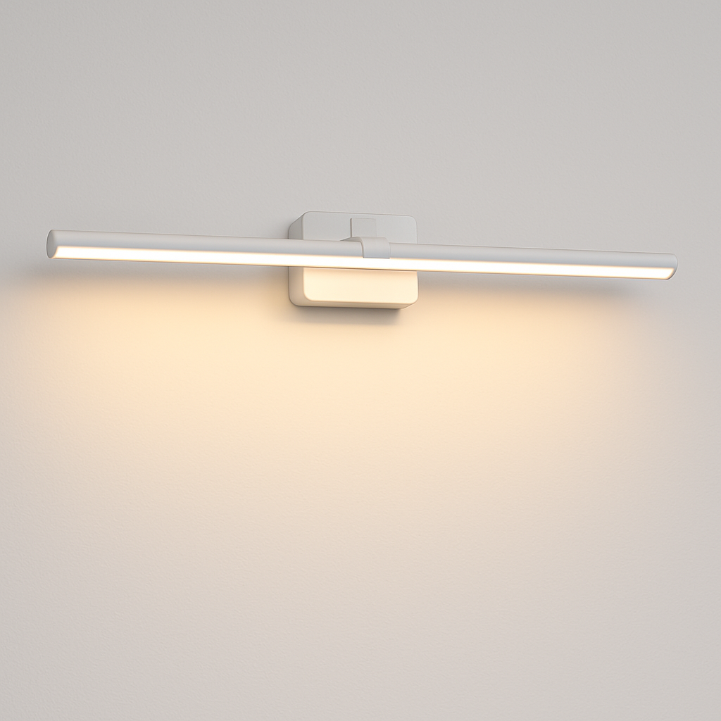 LED Badkamerspiegel Wandlamp Rechthoekig Zwart Wit Metaal Aluminium Moderne Verlichting Spiegellamp Badkamer | Sulvida