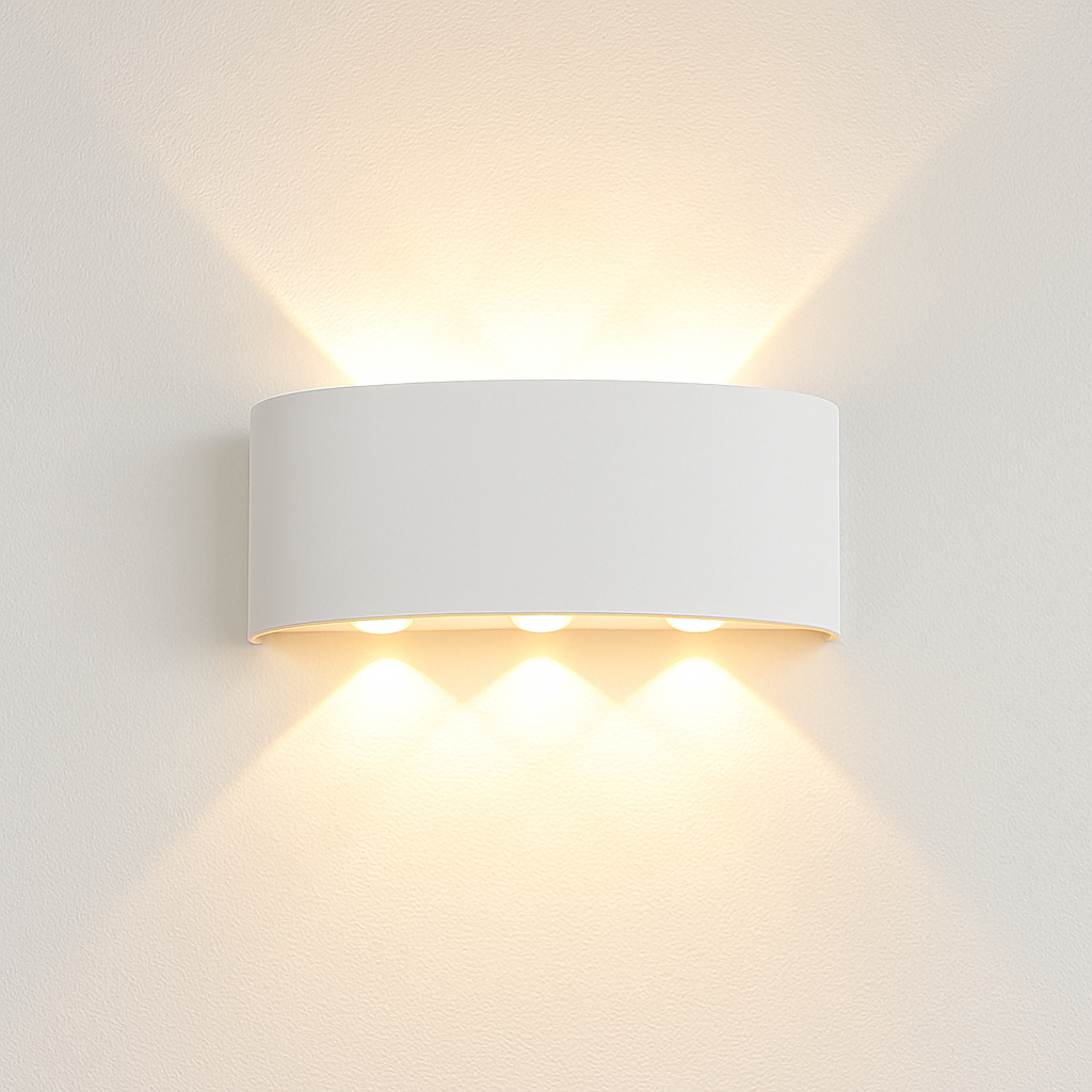 LED Wandlamp Vierkant Modern Design Binnen Buiten Zwart Wit 2W-10W Interieur Buitenverlichting Woonkamer | Sulvida
