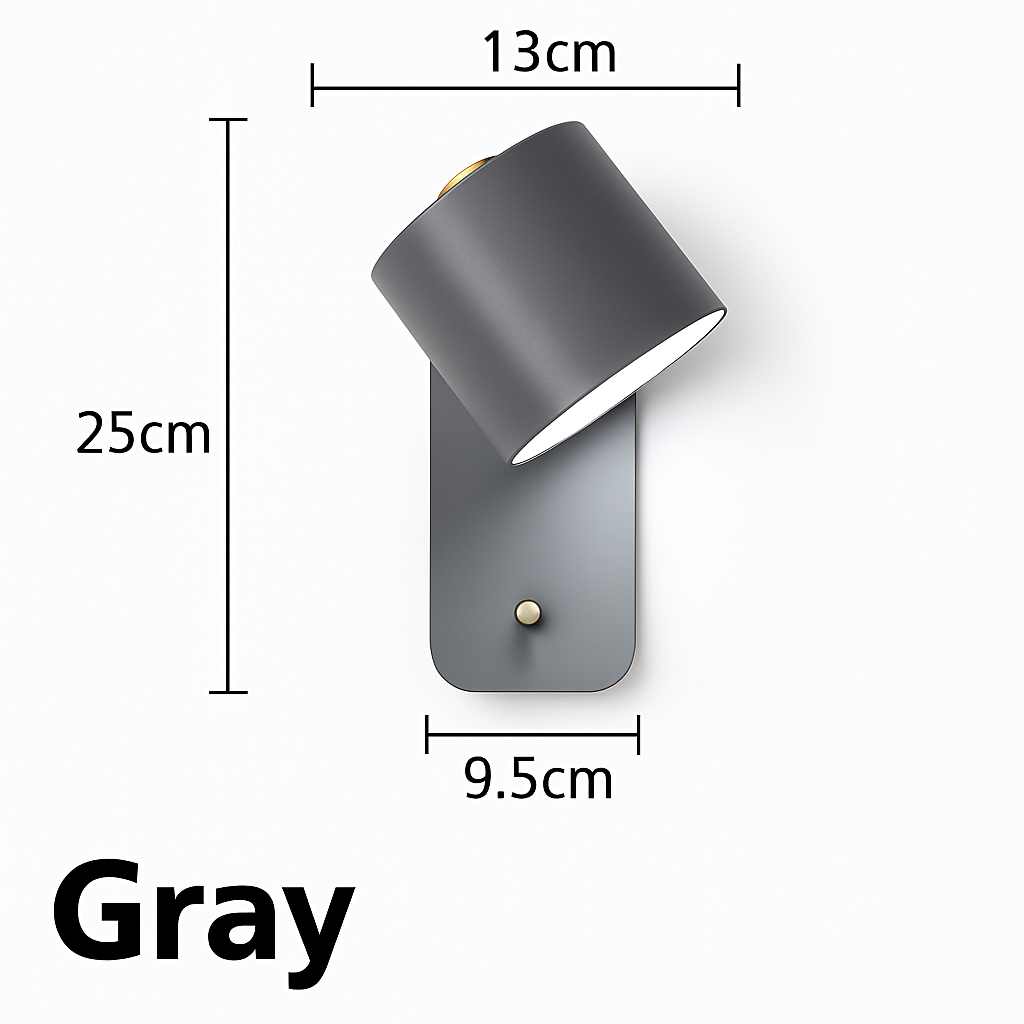 Wandlamp LED Binnen Modern Up Down Metaal met Schakelaar voor Trap Woonkamer Slaapkamer Stijlvolle Designverlichting | Sulvida