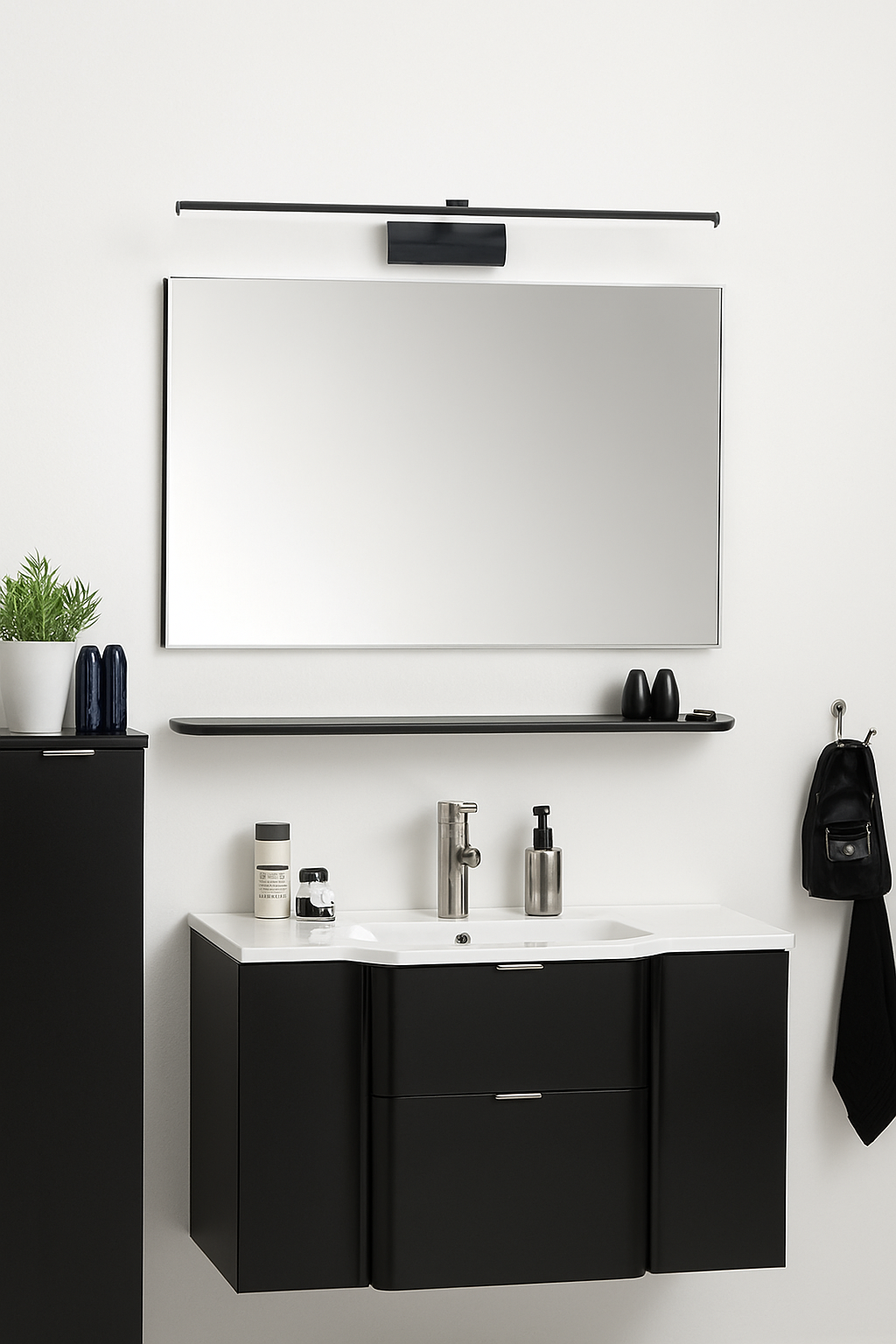 LED Spiegellamp Aluminium Badkamer Spiegel Wandlamp Modern Drie Lichttemperaturen Make-up Verlichting | Sulvida