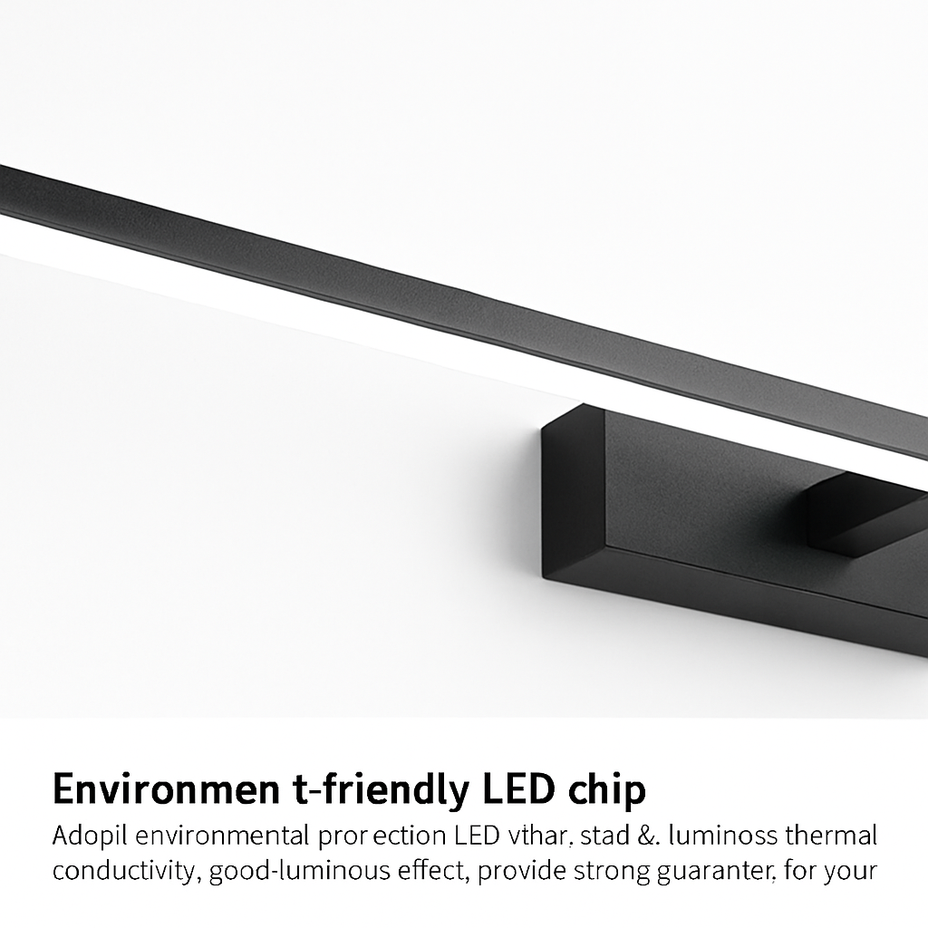 LED Spiegellamp Aluminium Badkamer Spiegel Wandlamp Modern Drie Lichttemperaturen Make-up Verlichting | Sulvida