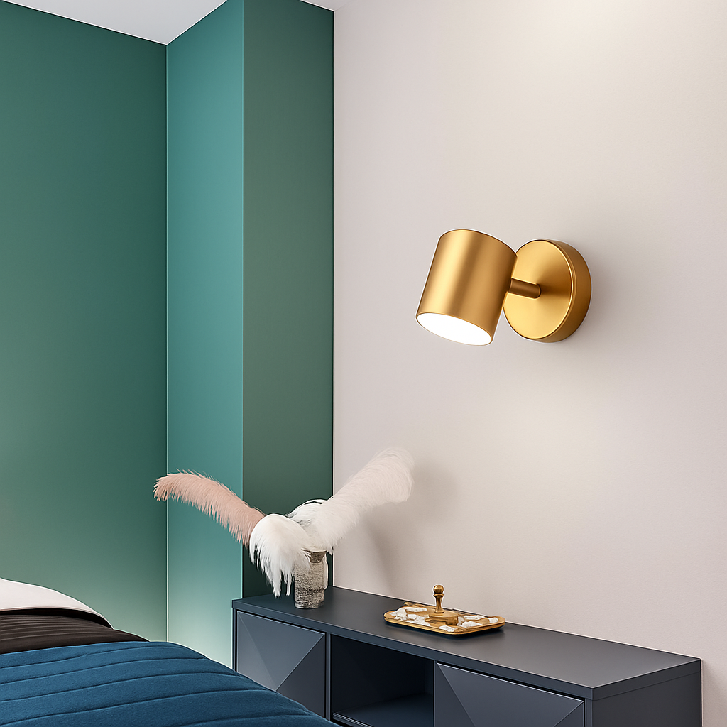 Wandlamp LED Metaal Up & Down Verlichting Koper Modern Design voor Slaapkamer Woonkamer Gang Hal Interieur | Sulvida