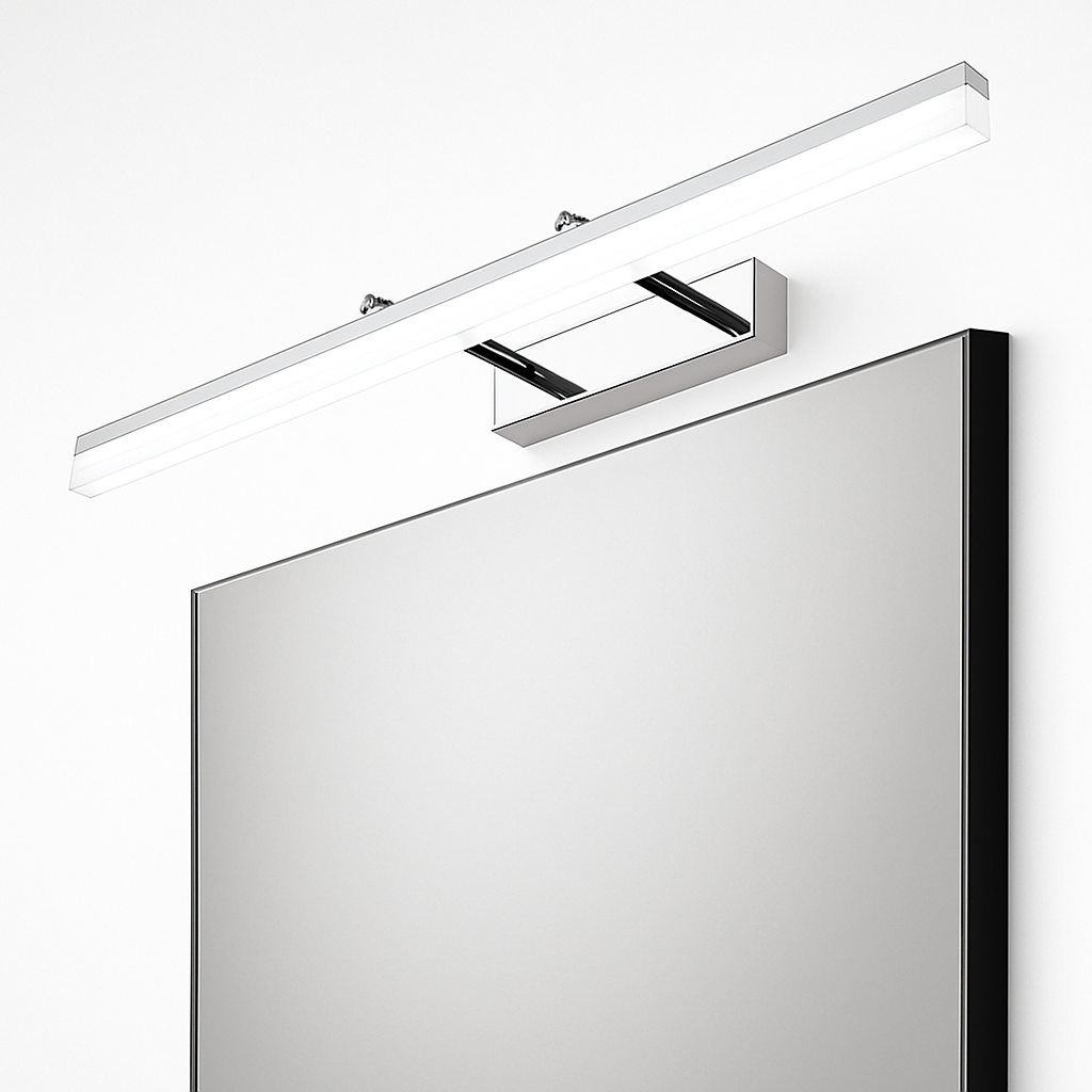 LED Wandlamp Schilderij Verlichting Zwart Chroom Goud 40cm 50cm Spiegelverlichting Museum Kunst Galerij | Sulvida