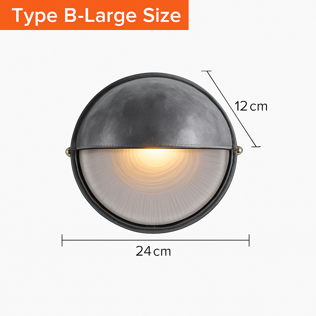 Wandlamp Buitenlamp Industrieel Vintage Stijl Glas E27 IP65 Waterdicht Tuinverlichting Terras Entree | Sulvida