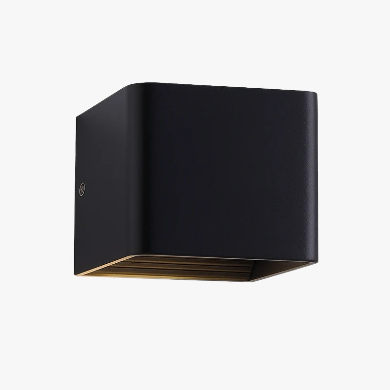 Moderne LED Wandlamp Kubisch Design Metaal Dimbaar Sfeervol Wandverlichting voor Woonkamer Hal Interieur | Sulvida
