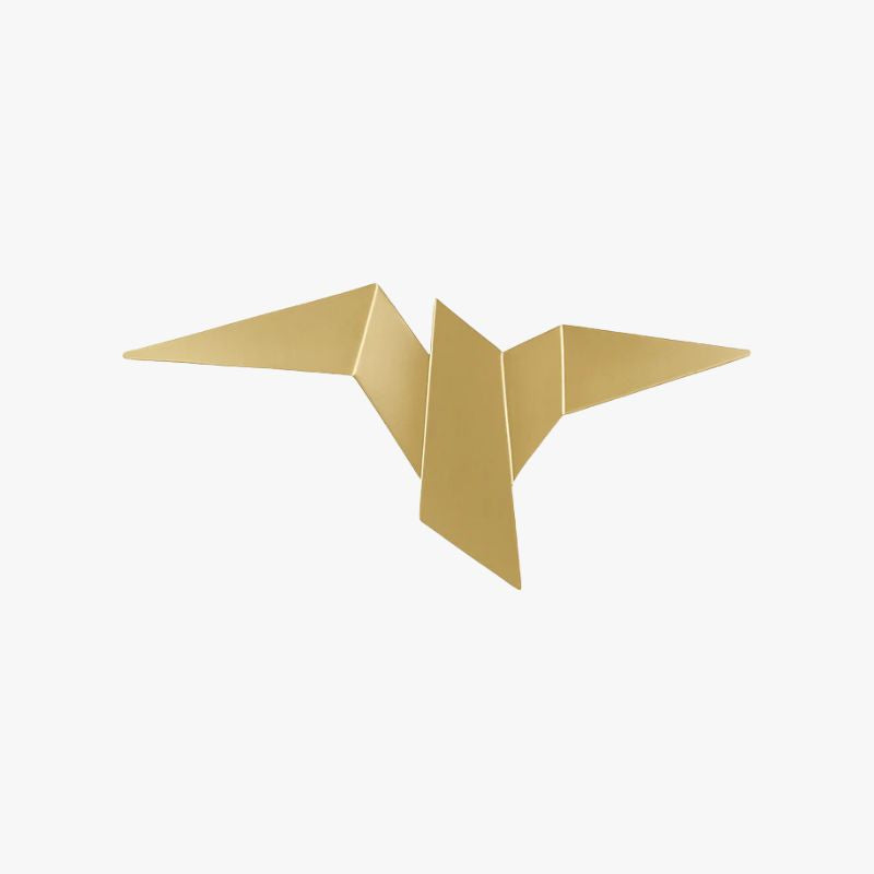 Wandlamp Vogel Origami-design Metaal Zwart Wit Goud Modern LED Sfeervol Wand Decoratief Accent Interieur | Sulvida