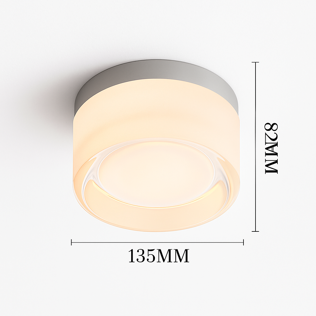 Moderne Ronde Wandlamp LED Glas Zwart Wit Goud Woonkamer Gang Slaapkamer Badkamer Interieurverlichting | Sulvida