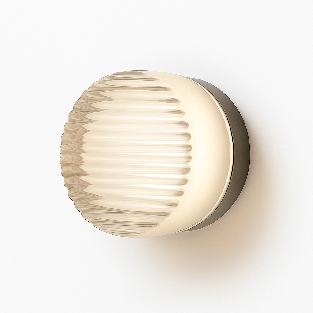 Moderne Ronde Wandlamp LED Glas Zwart Wit Goud Woonkamer Gang Slaapkamer Badkamer Interieurverlichting | Sulvida